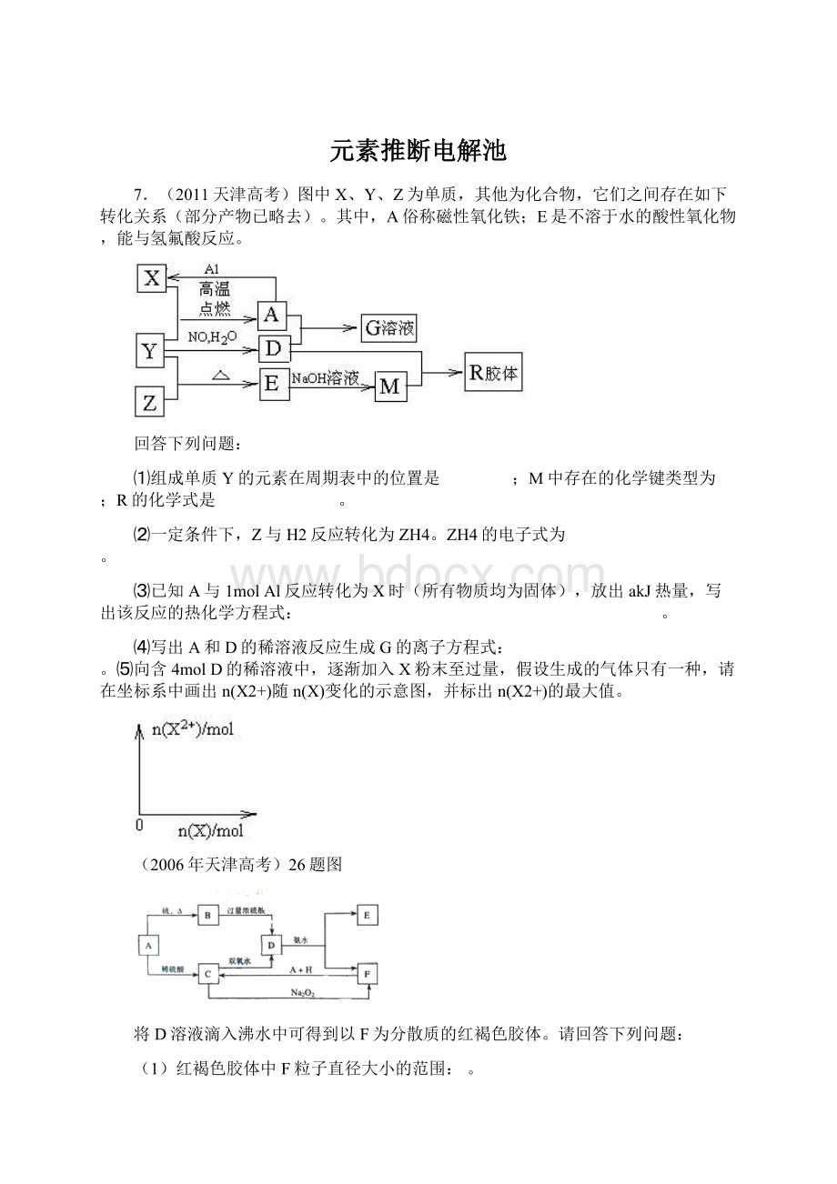 元素推断电解池Word文档格式.docx