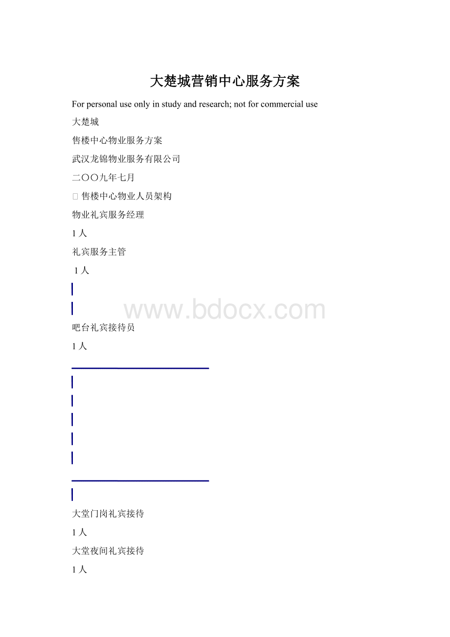 大楚城营销中心服务方案Word文档下载推荐.docx