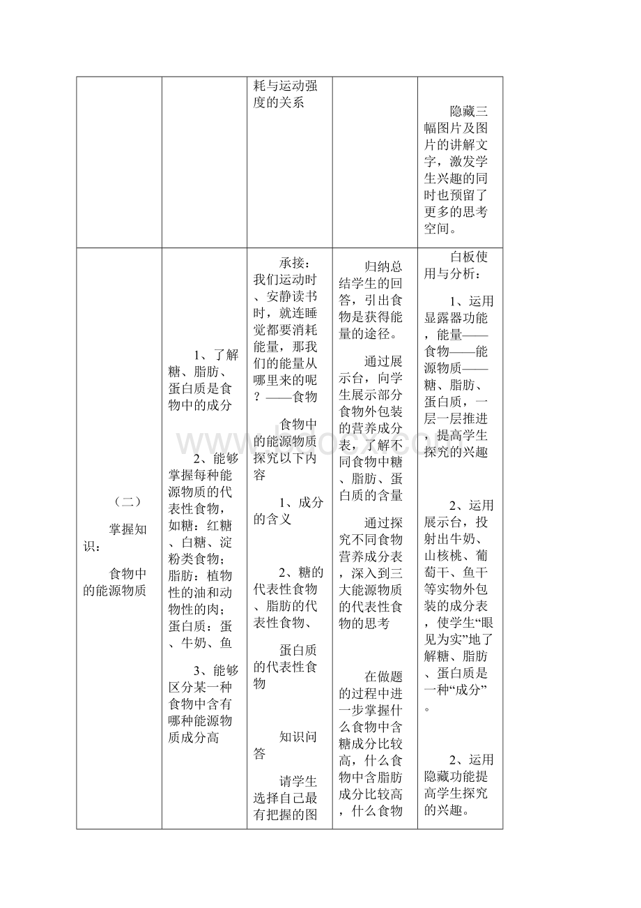 小学体育《运动与能量教学设计》张微交互环境.docx_第3页