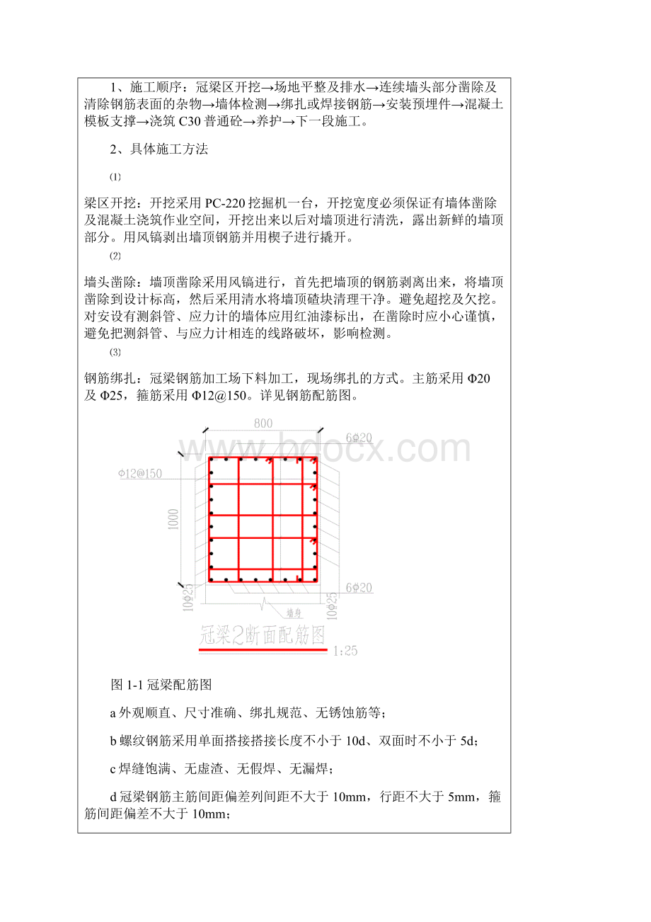 冠梁支撑技术交底.docx_第2页