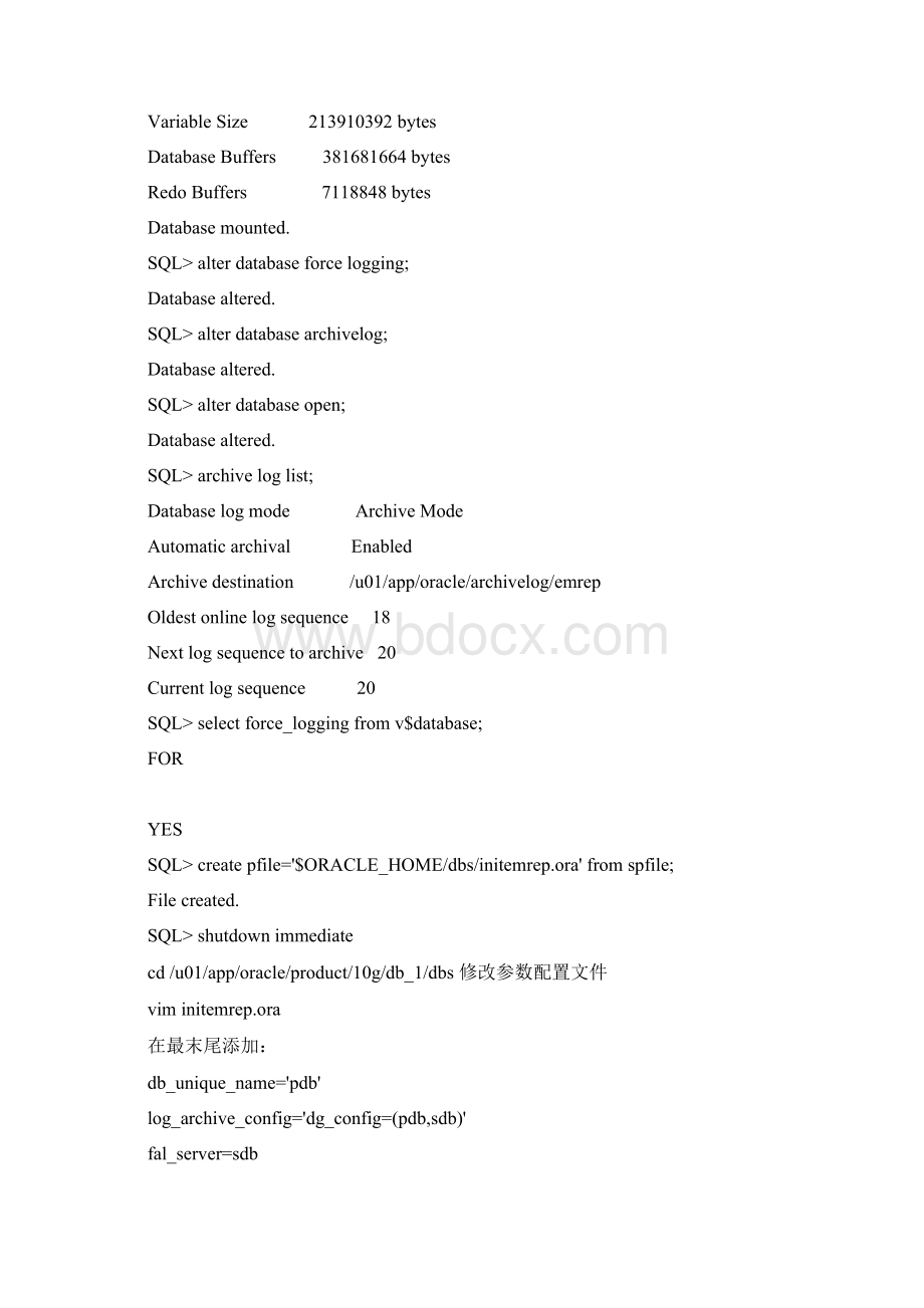 ORACLE DG 搭建Word格式文档下载.docx_第2页