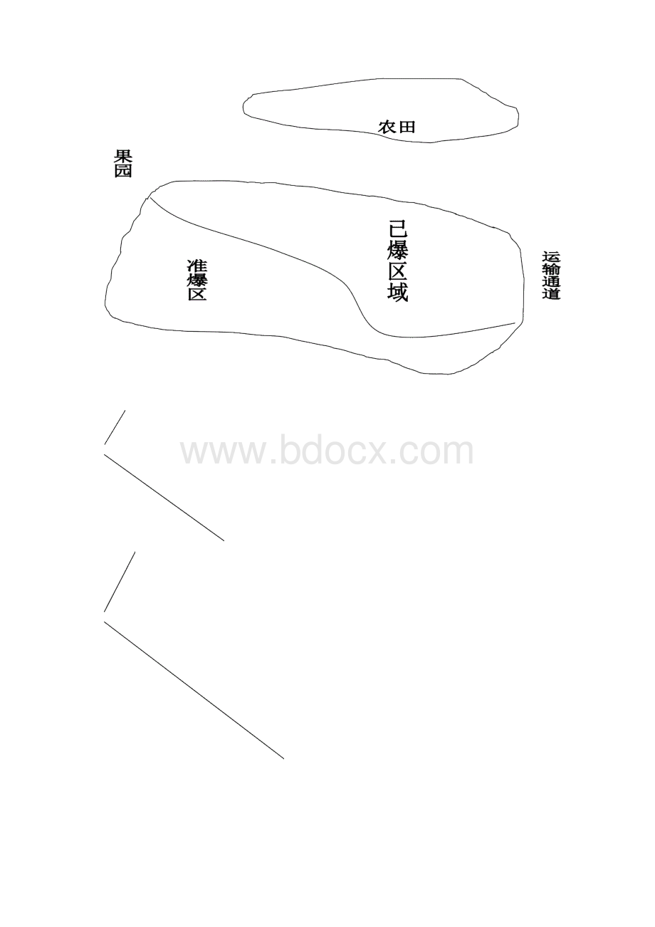 邓家山采石场中深孔爆破设计书第一次爆破Word下载.docx_第3页