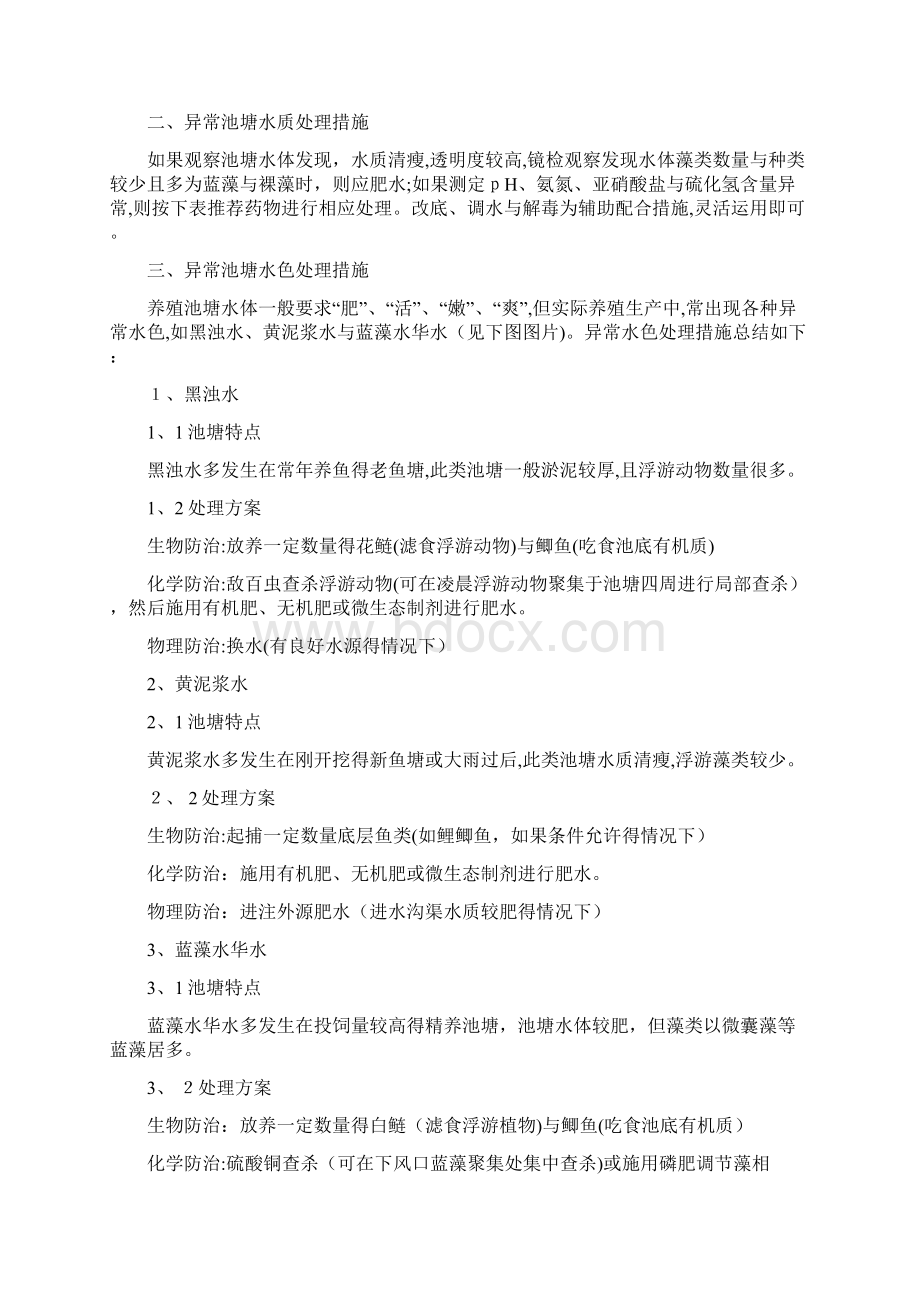 常见池塘水质测定和藻相观察文档格式.docx_第3页