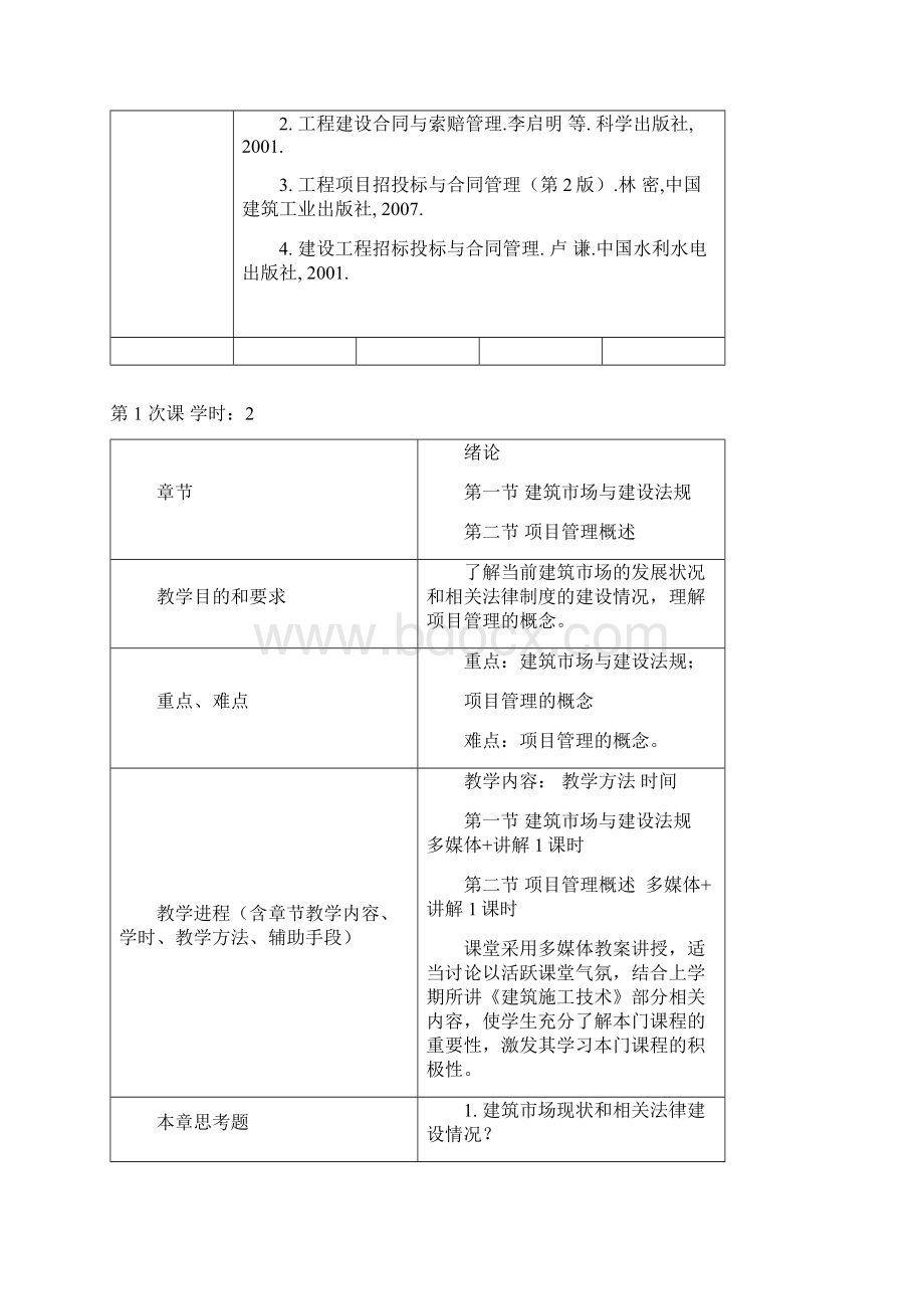 工程项目招投标与合同管理教案Word文件下载.docx_第2页