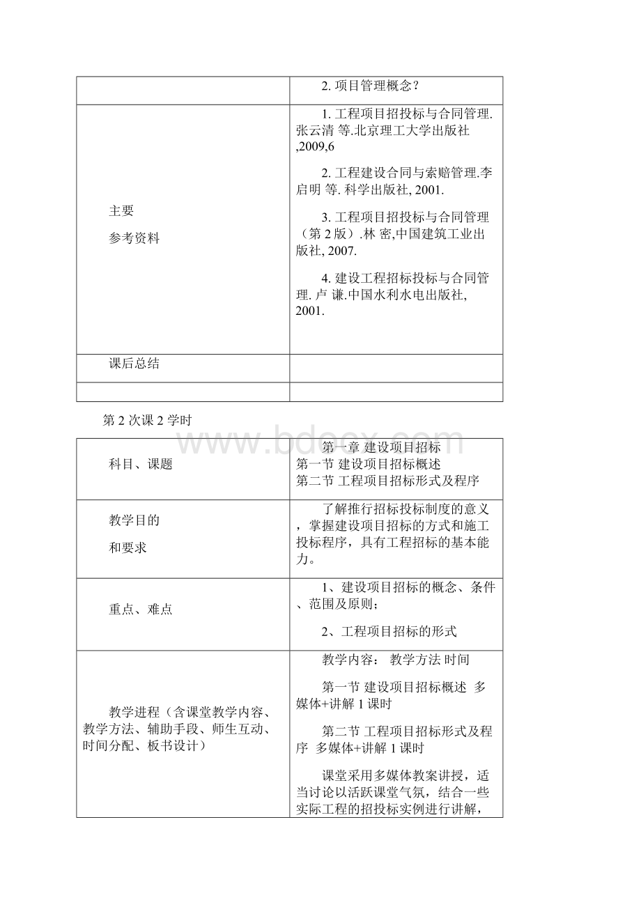 工程项目招投标与合同管理教案Word文件下载.docx_第3页