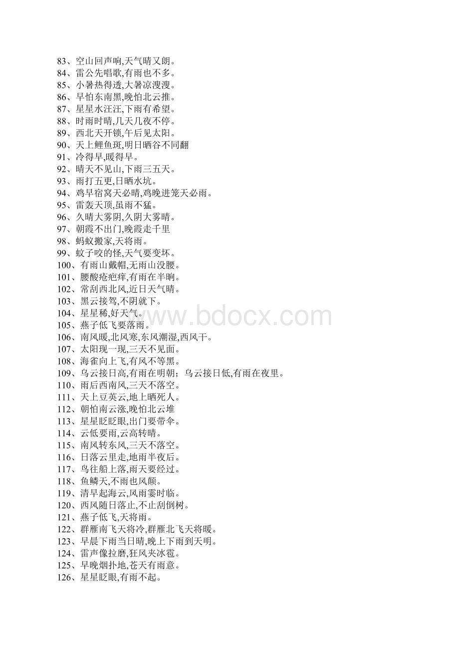 关于天气的谚语大全文档格式.docx_第3页