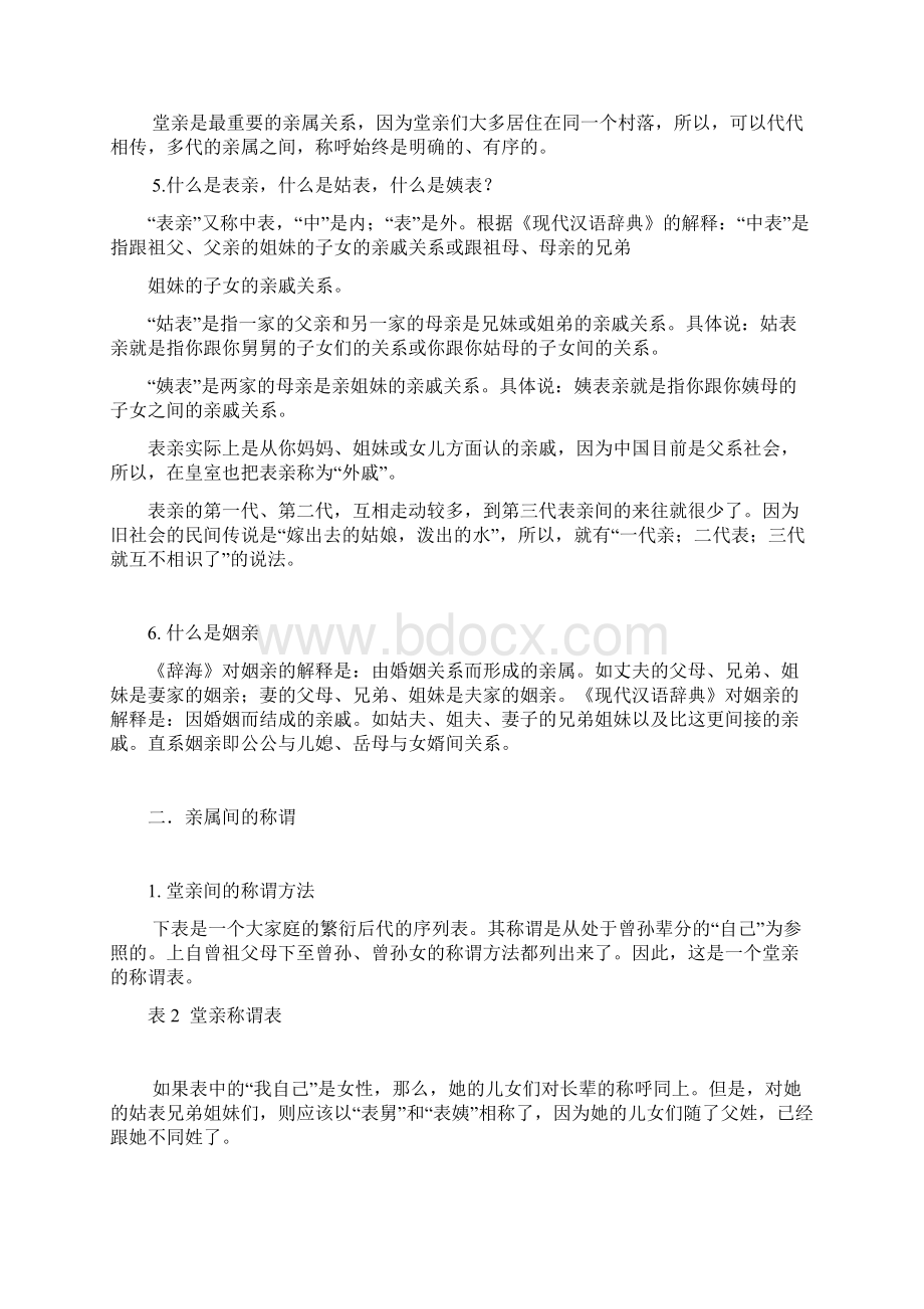 亲属间的称谓和称呼方法一览.docx_第3页