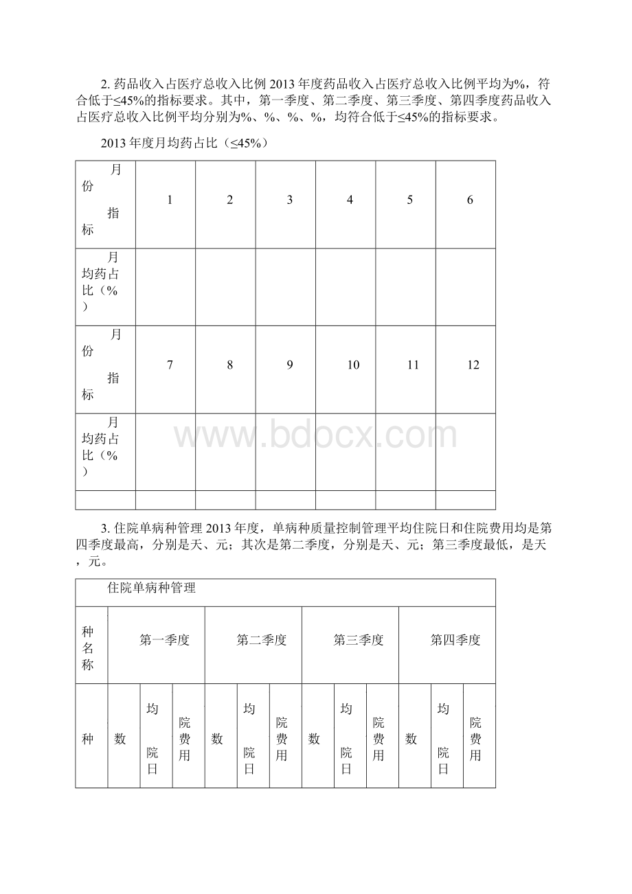 年度质量与安全监测指标分析报告.docx_第2页