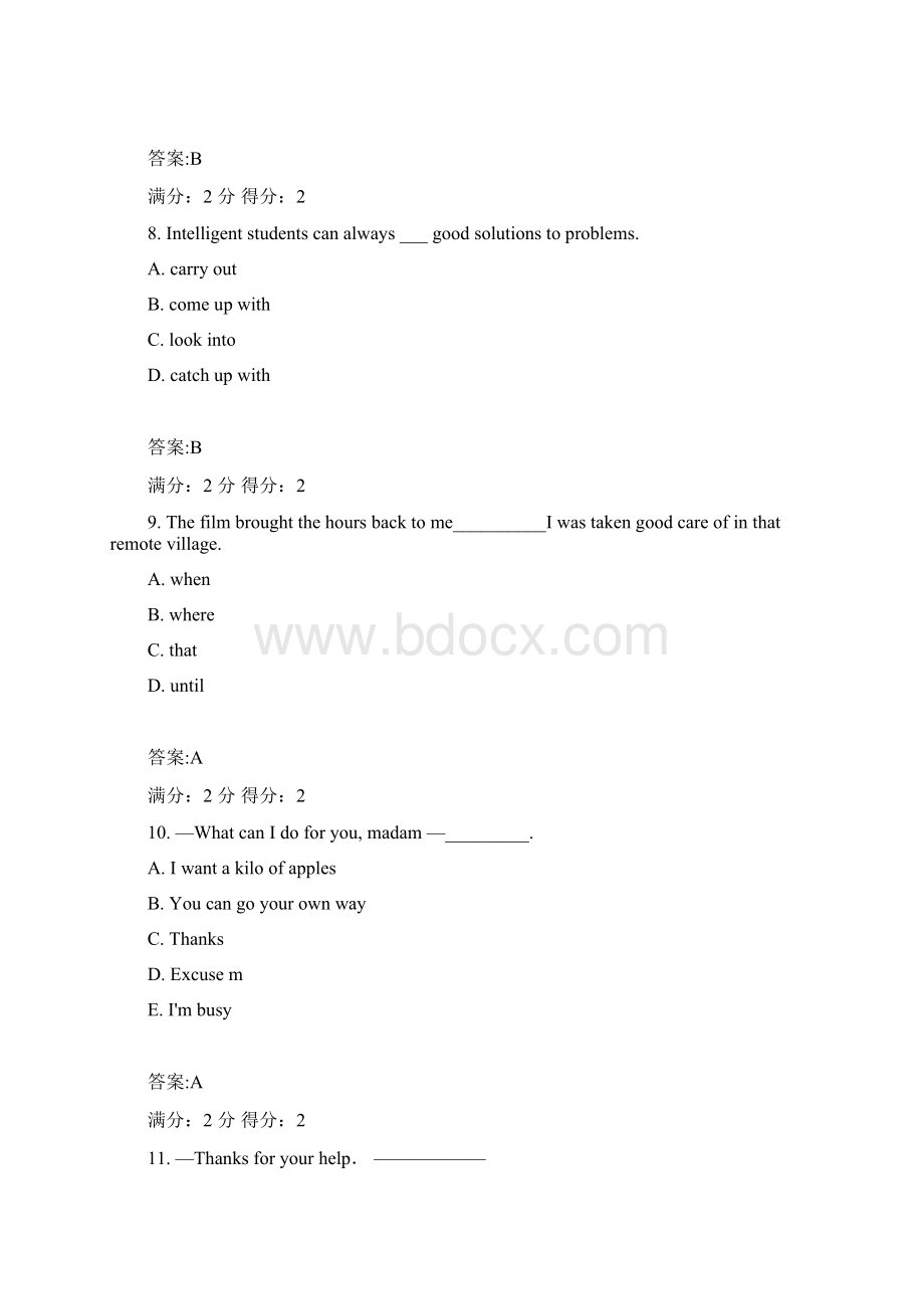 西交《英语4新录》在线作业100分答案.docx_第3页