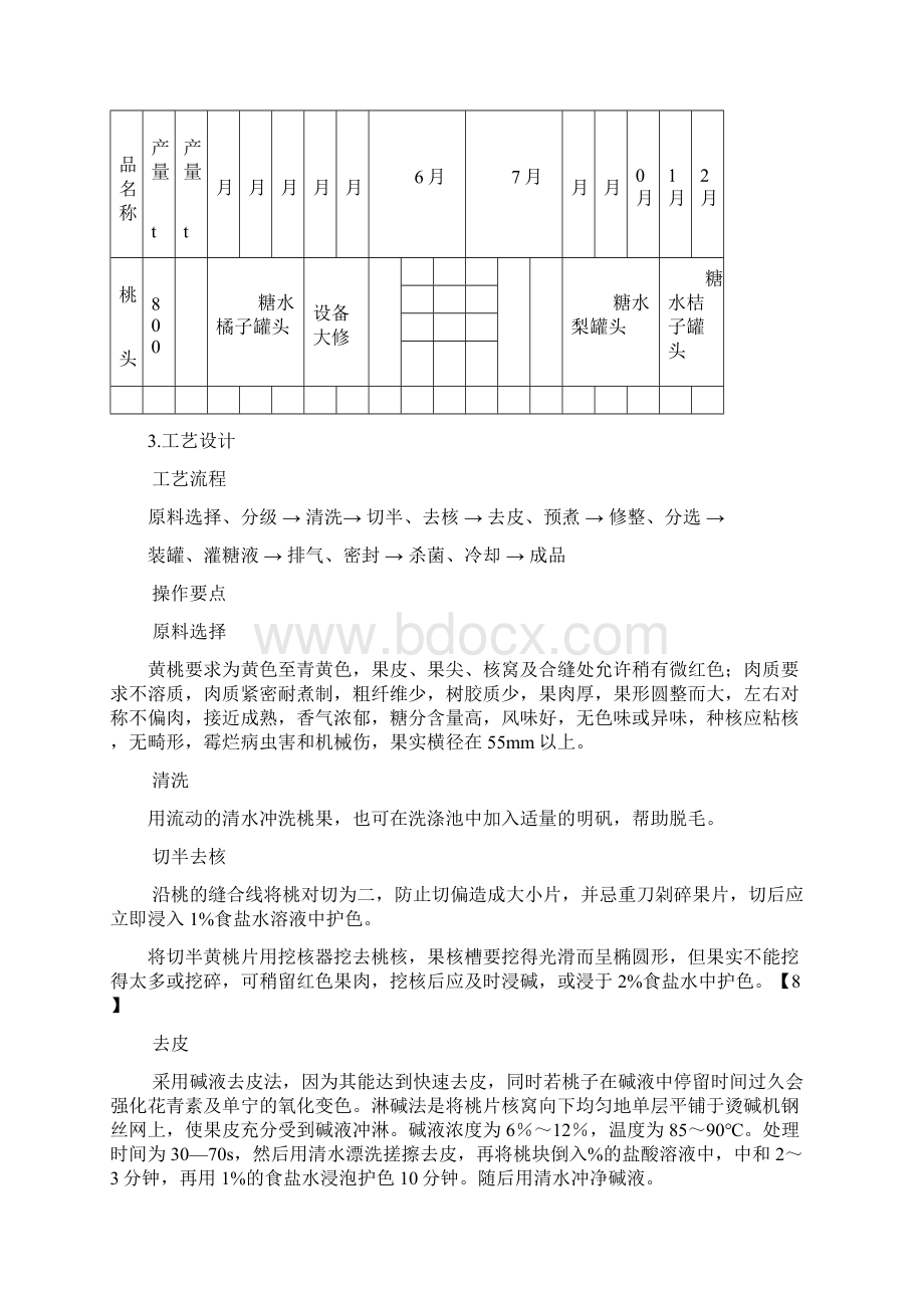 年产吨黄桃罐头工厂设计汇总.docx_第3页