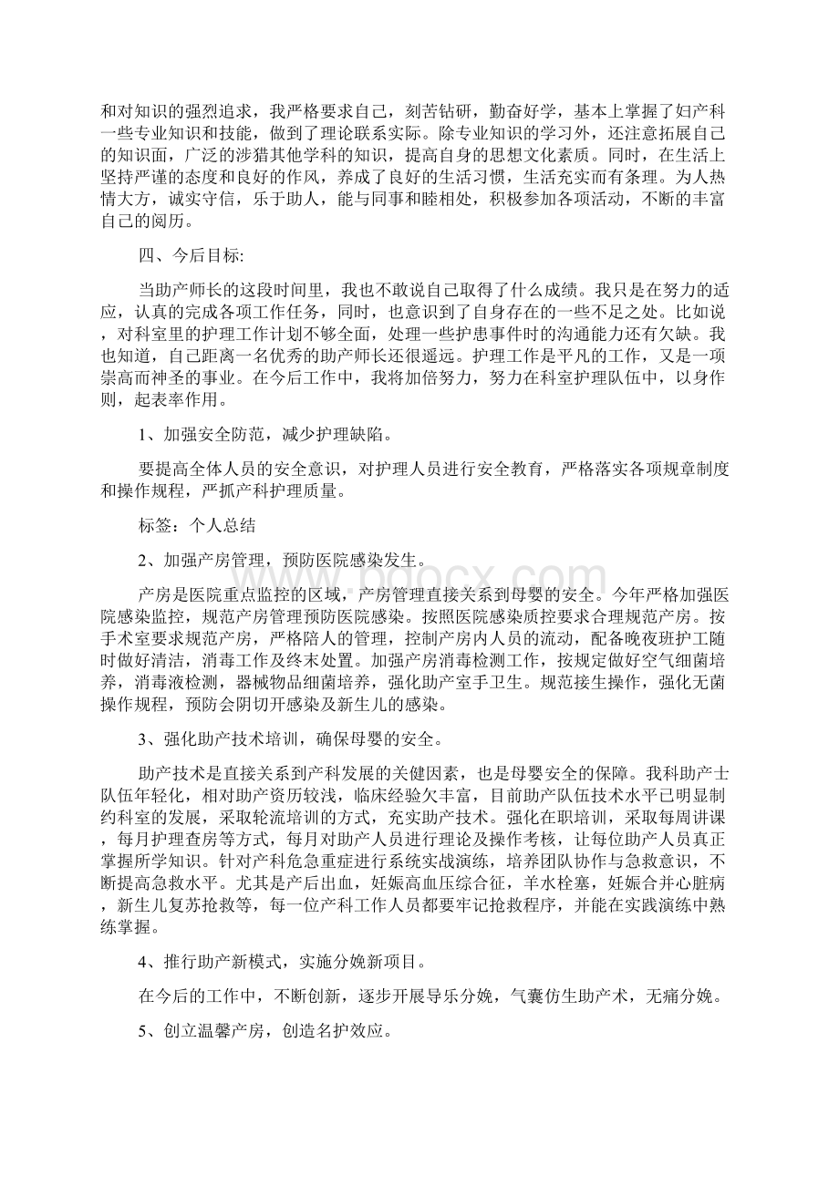 结核科护士个人总结Word格式文档下载.docx_第2页