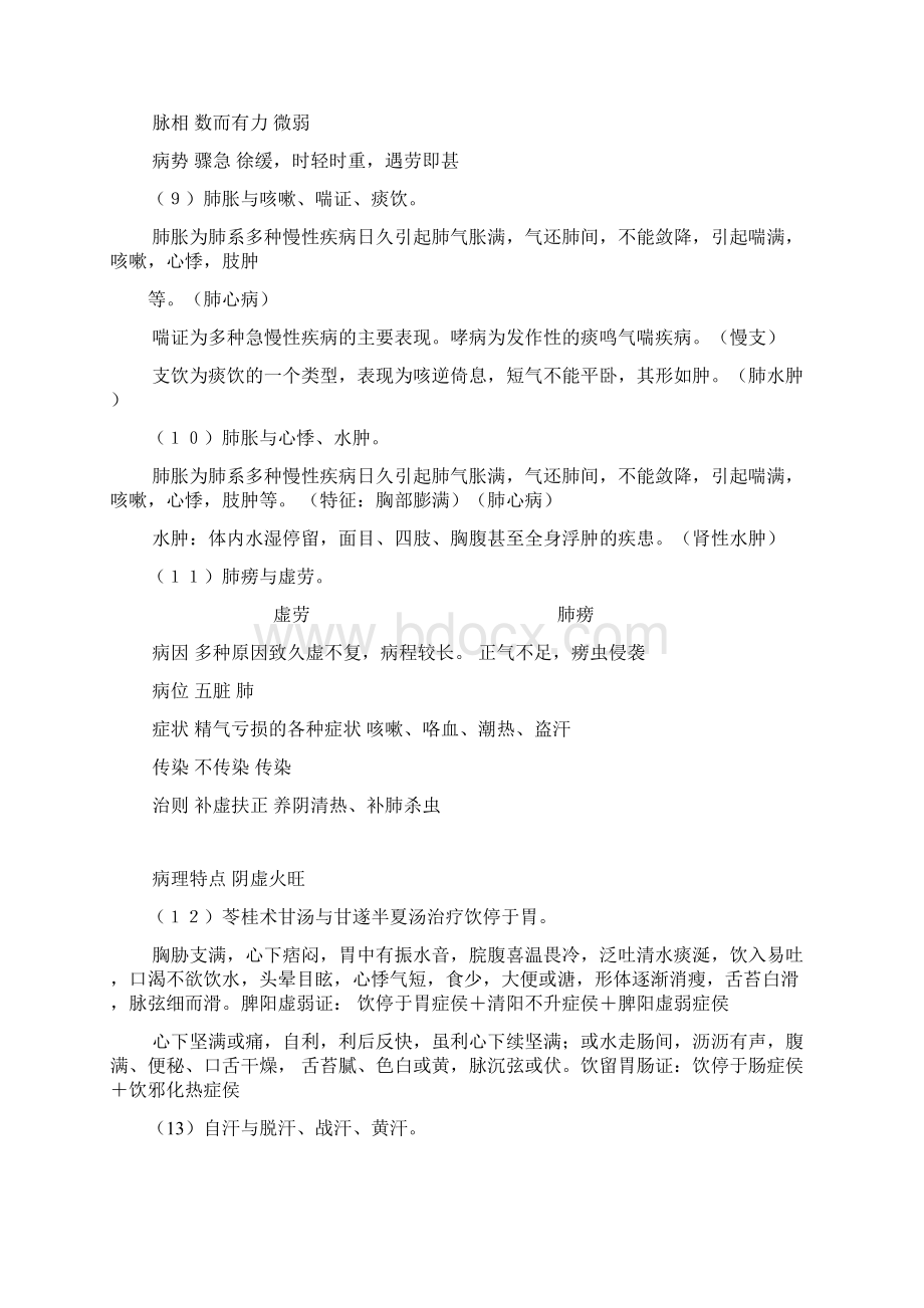 中医内科病症的鉴别Word格式文档下载.docx_第2页