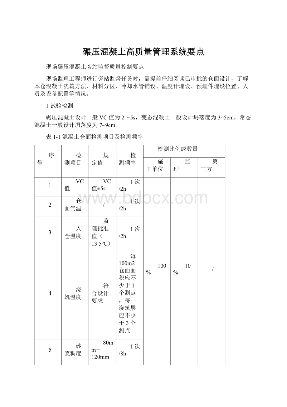 碾压混凝土高质量管理系统要点.docx_第1页