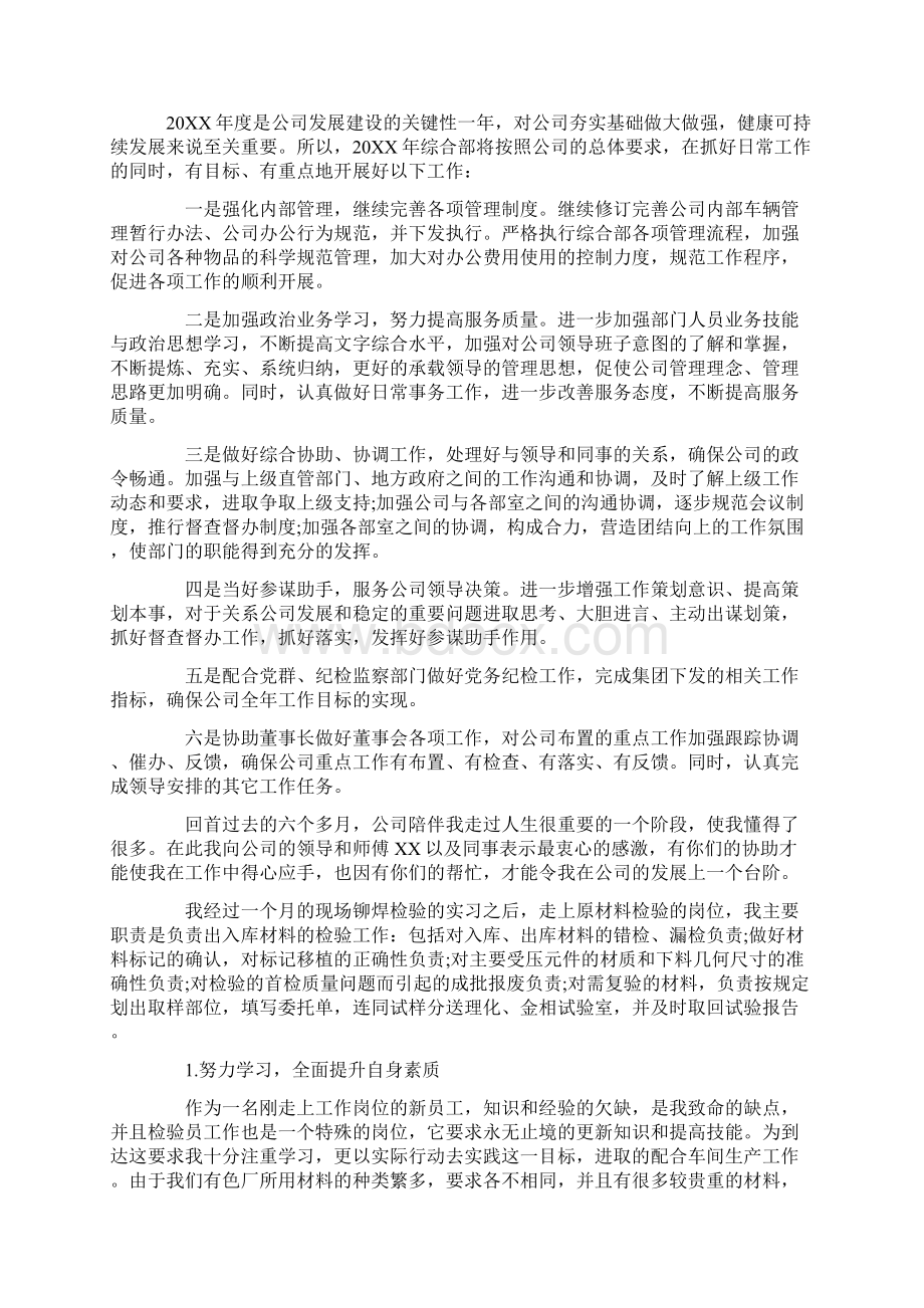 个人工作汇报总结Word格式.docx_第3页