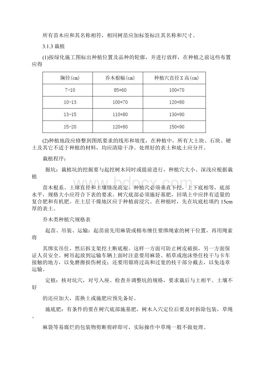 绿化施工技术交底Word文档下载推荐.docx_第3页