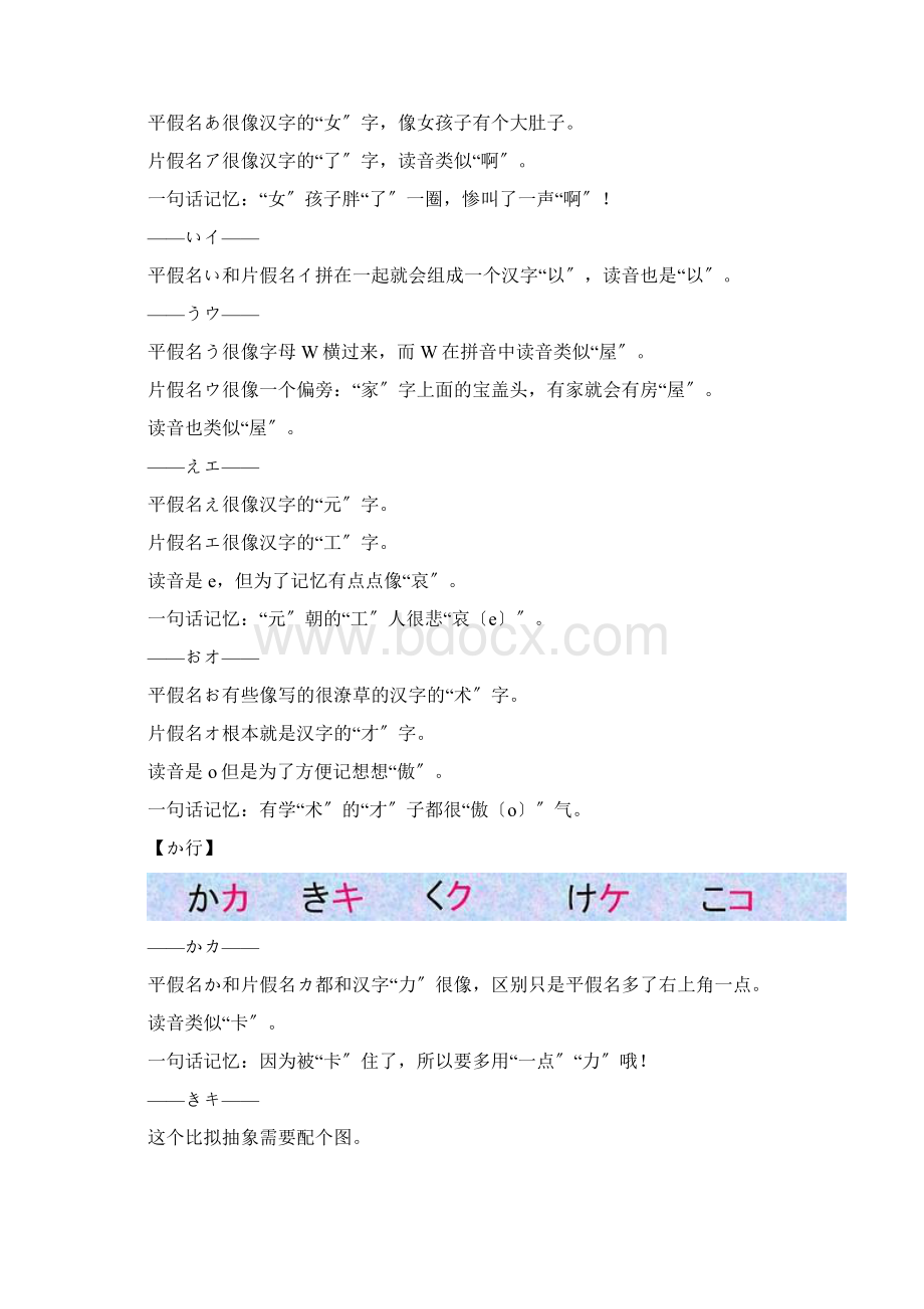 一个好用的日语五十音图记忆方法Word下载.docx_第2页