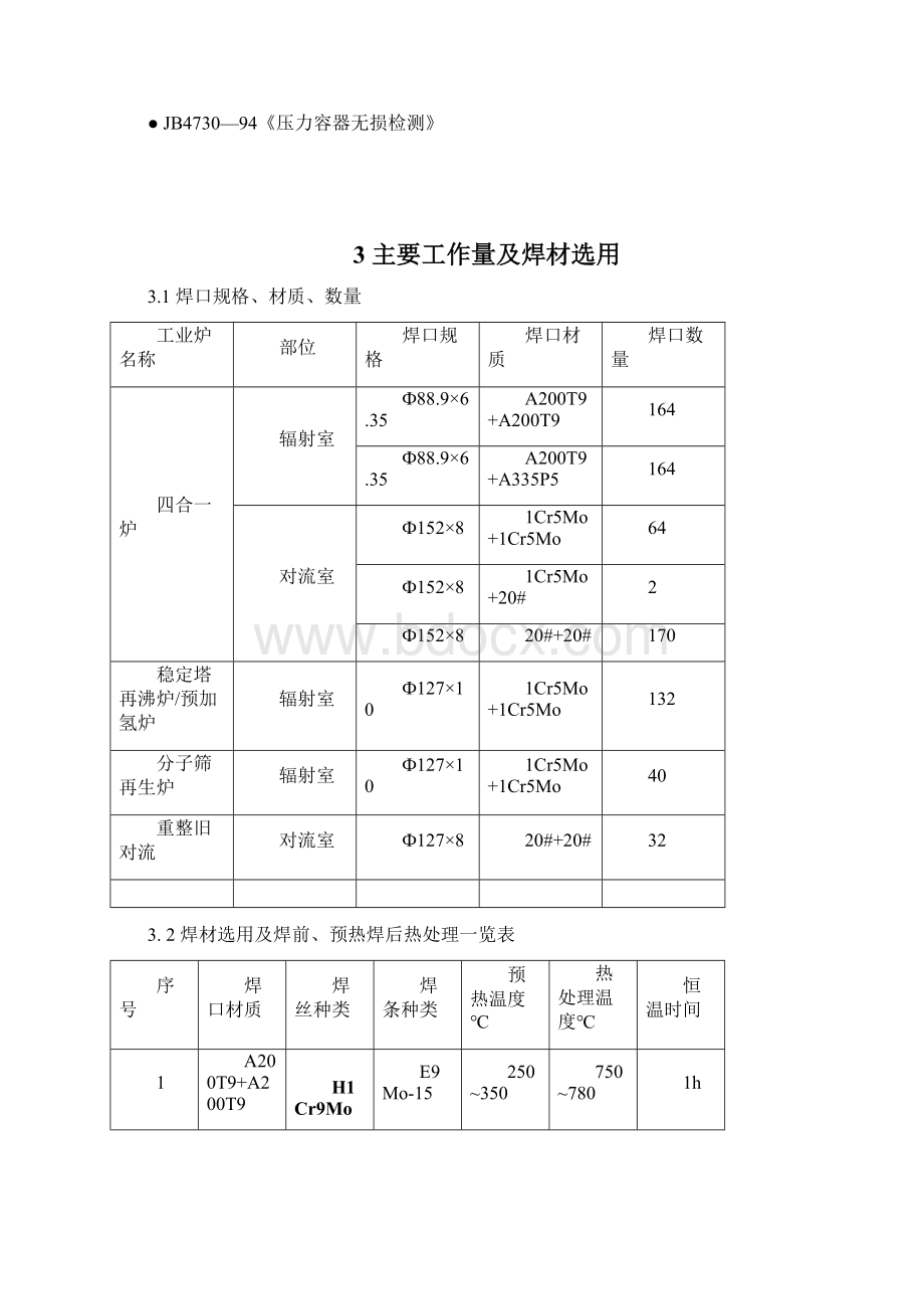 催化重整装置改造工程炉管焊接技术措施.docx_第2页