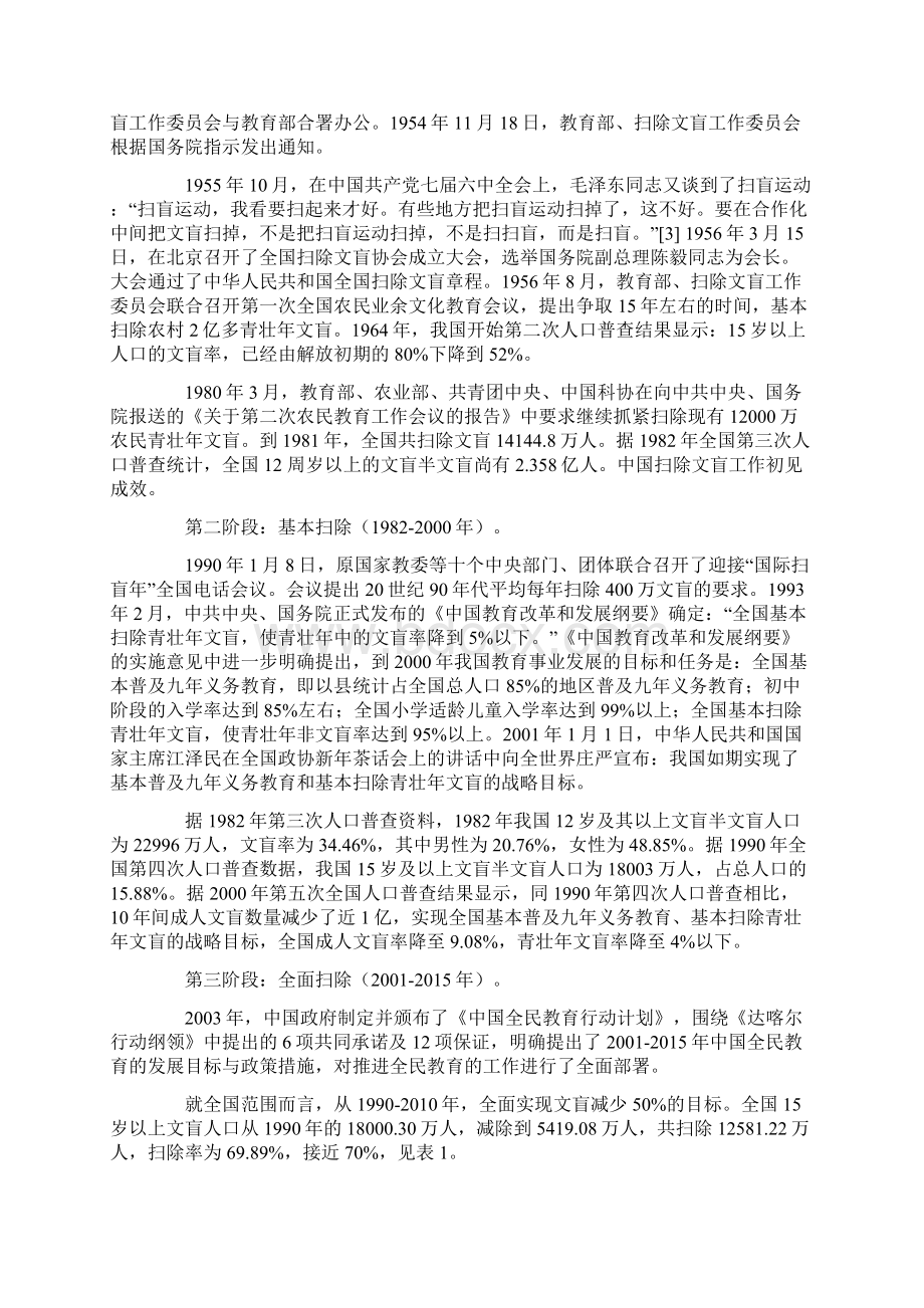 中国扫盲工作的成就与经验.docx_第2页