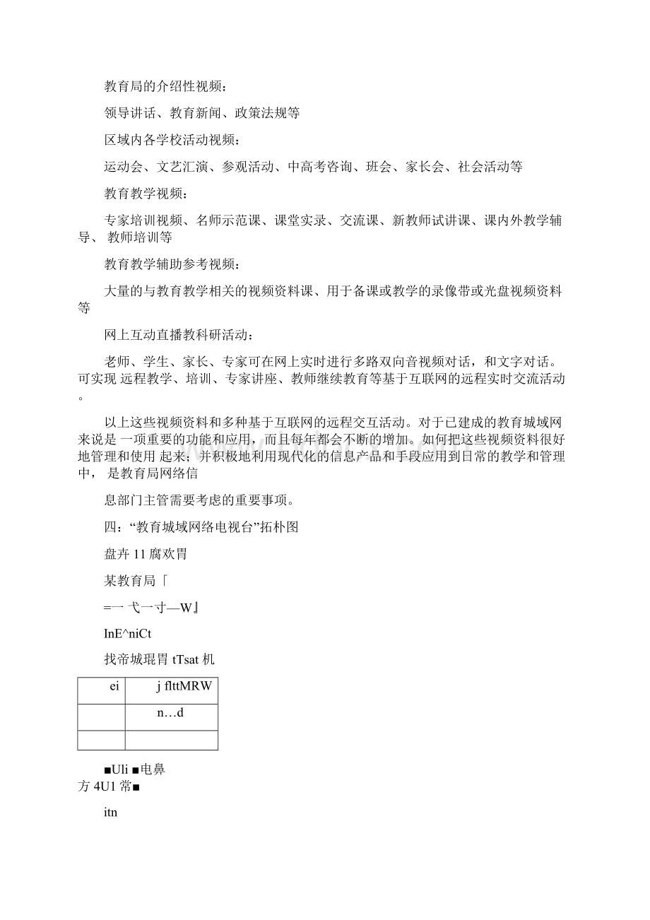 教育城域网络电视台建设方案书.docx_第3页