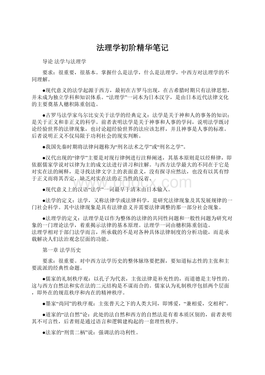 法理学初阶精华笔记.docx_第1页