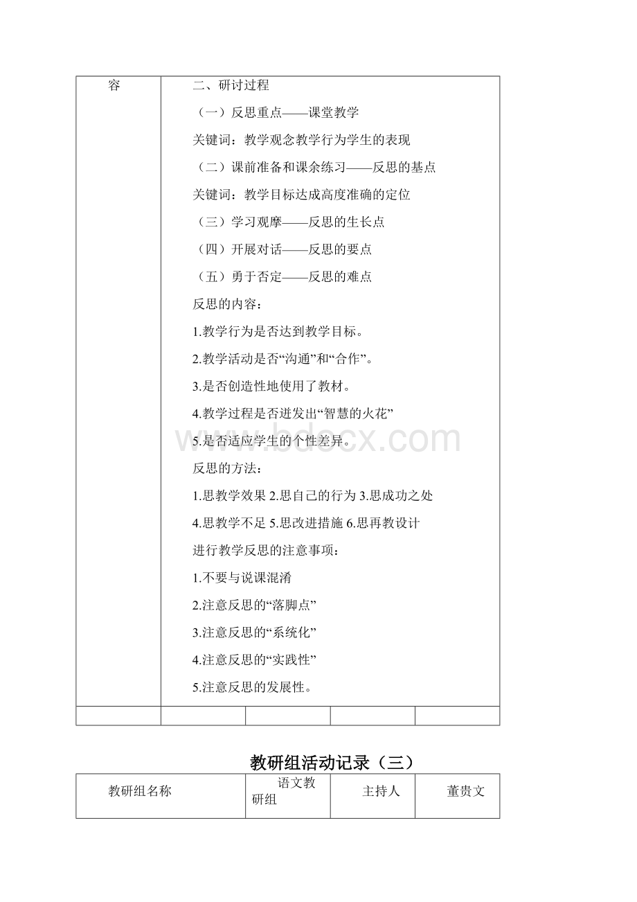 卓顶精文最新仙河初中校本研修语文教研组活动记录docx.docx_第2页