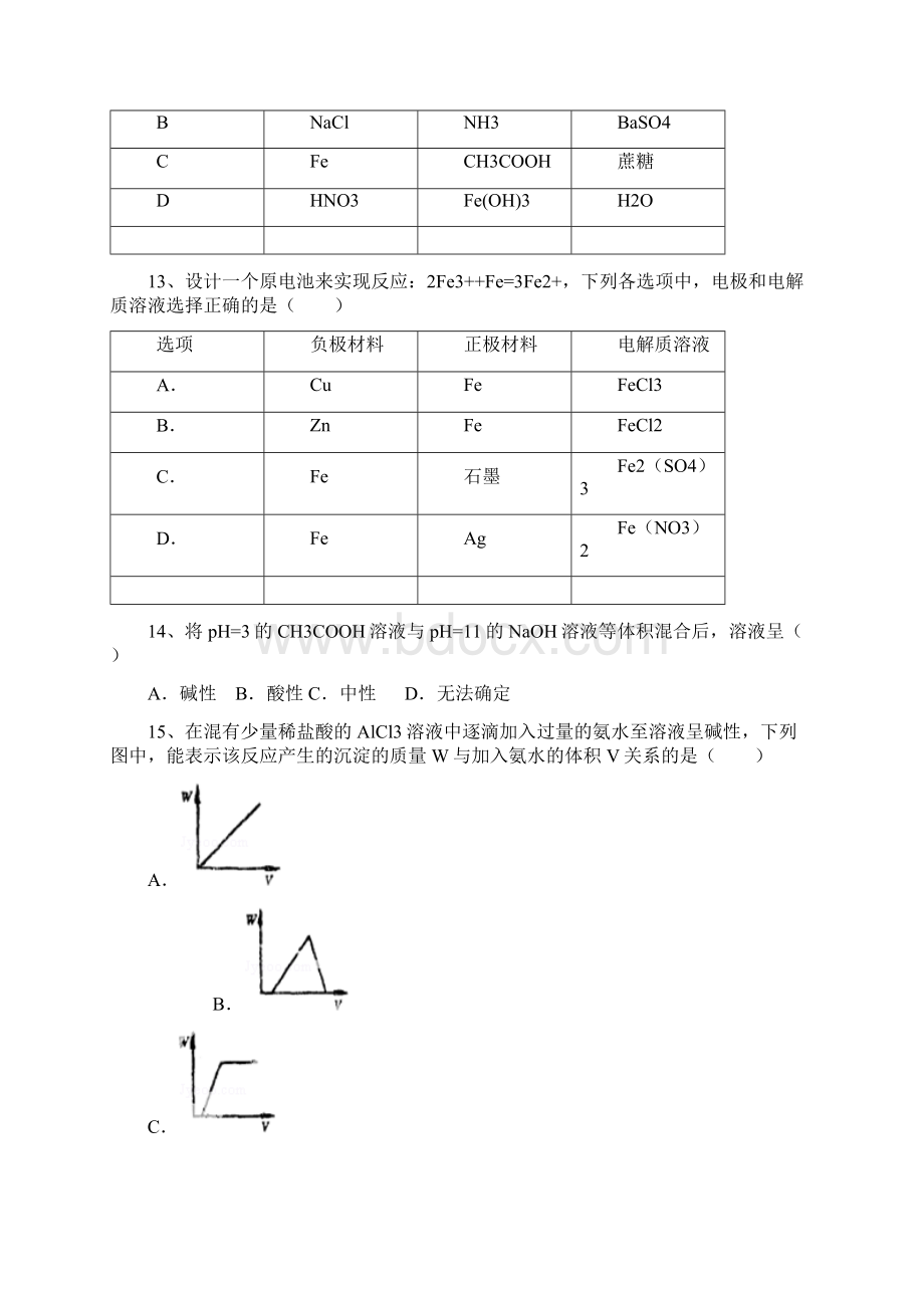 云南省曲靖市陆良县第二中学高二化学下学期期末考试试题.docx_第3页