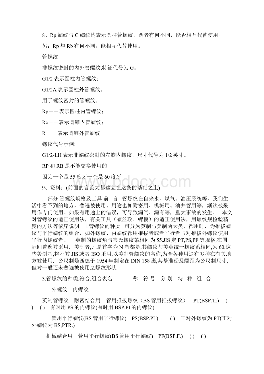 BSP螺纹说明及标准Word文件下载.docx_第2页