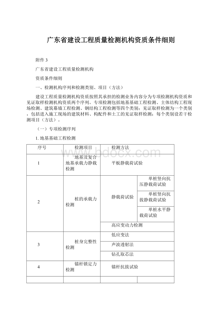 广东省建设工程质量检测机构资质条件细则.docx_第1页