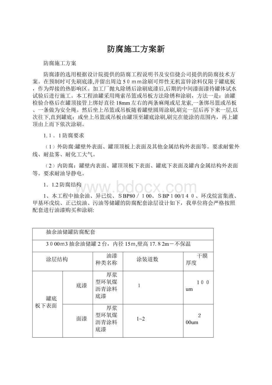 防腐施工方案新.docx_第1页