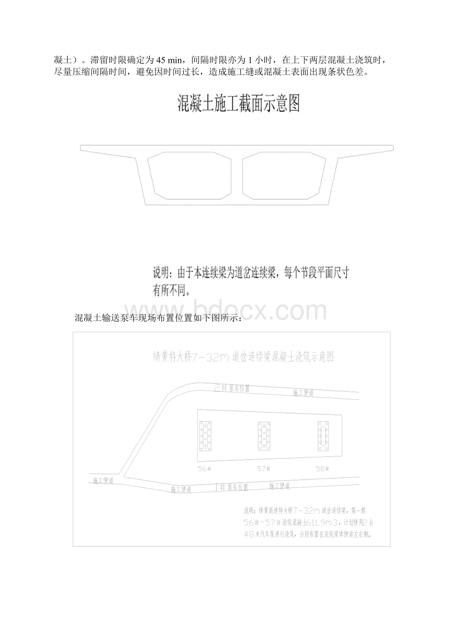 732米道岔连续梁第一跨混凝土施工方案.docx_第2页