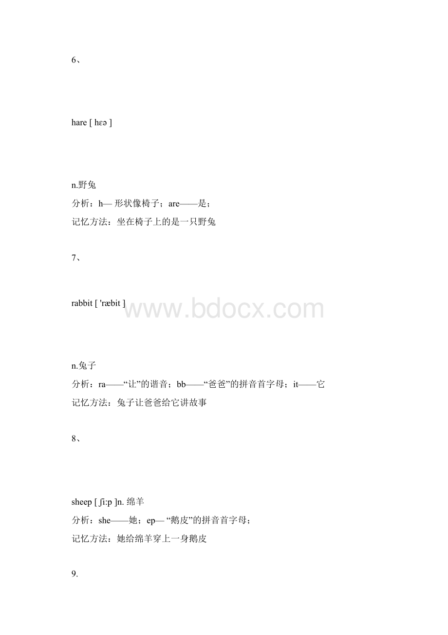 小学英语单词巧记法图片版.docx_第3页