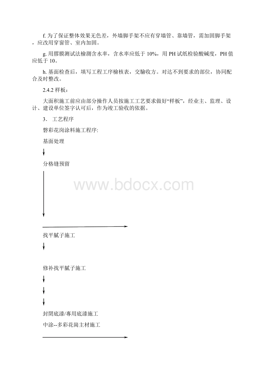 某装修工程磐彩花岗涂料施工组织设计方案word可编辑Word下载.docx_第3页