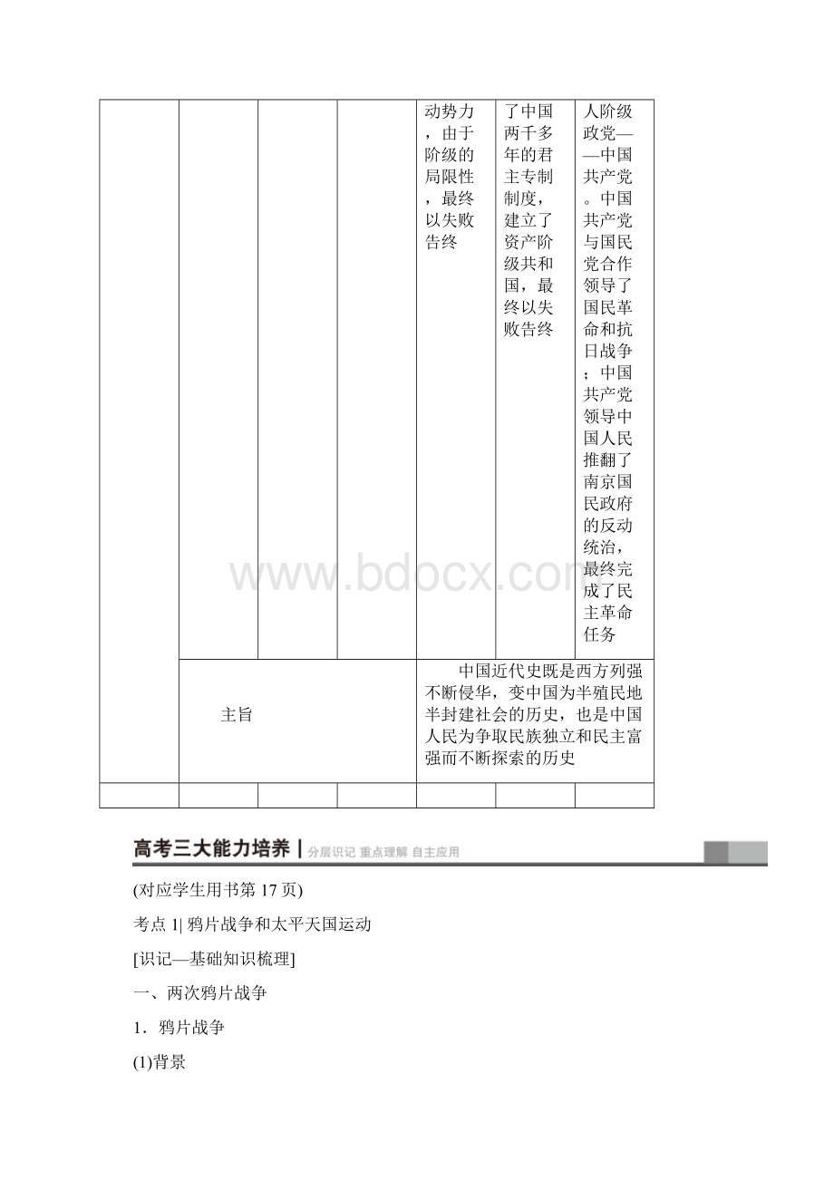 版高考历史一轮复习第2单元第3讲鸦片战争太平天国运动甲午战争和八国联军侵华学案北师大版.docx_第2页