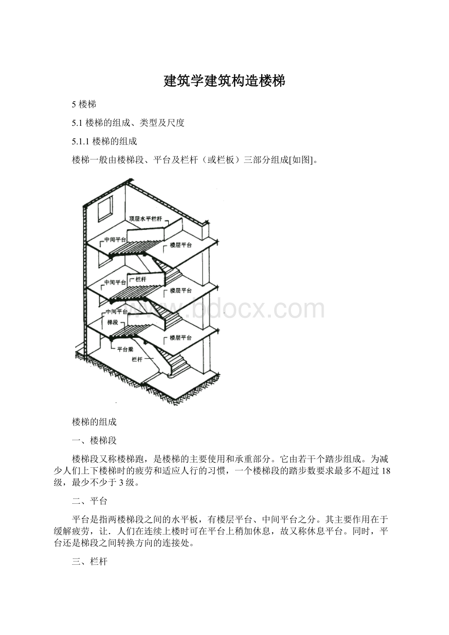 建筑学建筑构造楼梯.docx_第1页