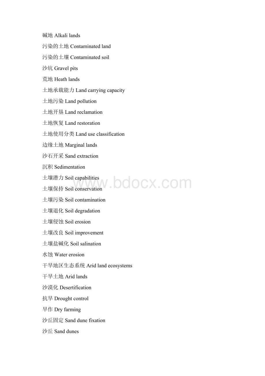 环境及相关词 中英文对照.docx_第3页