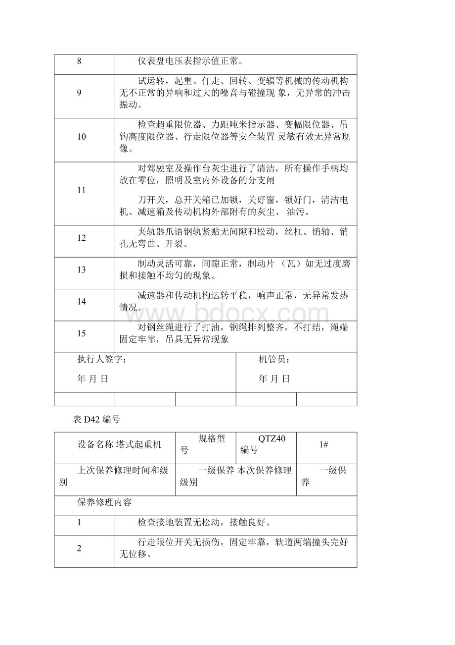 机械设备保养维修记录.docx_第3页