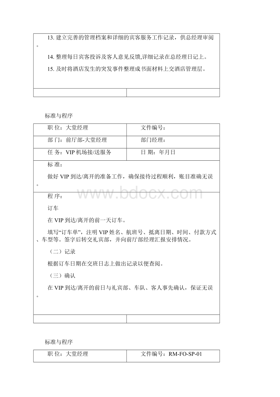 值班经理工作标准程序Word格式.docx_第2页