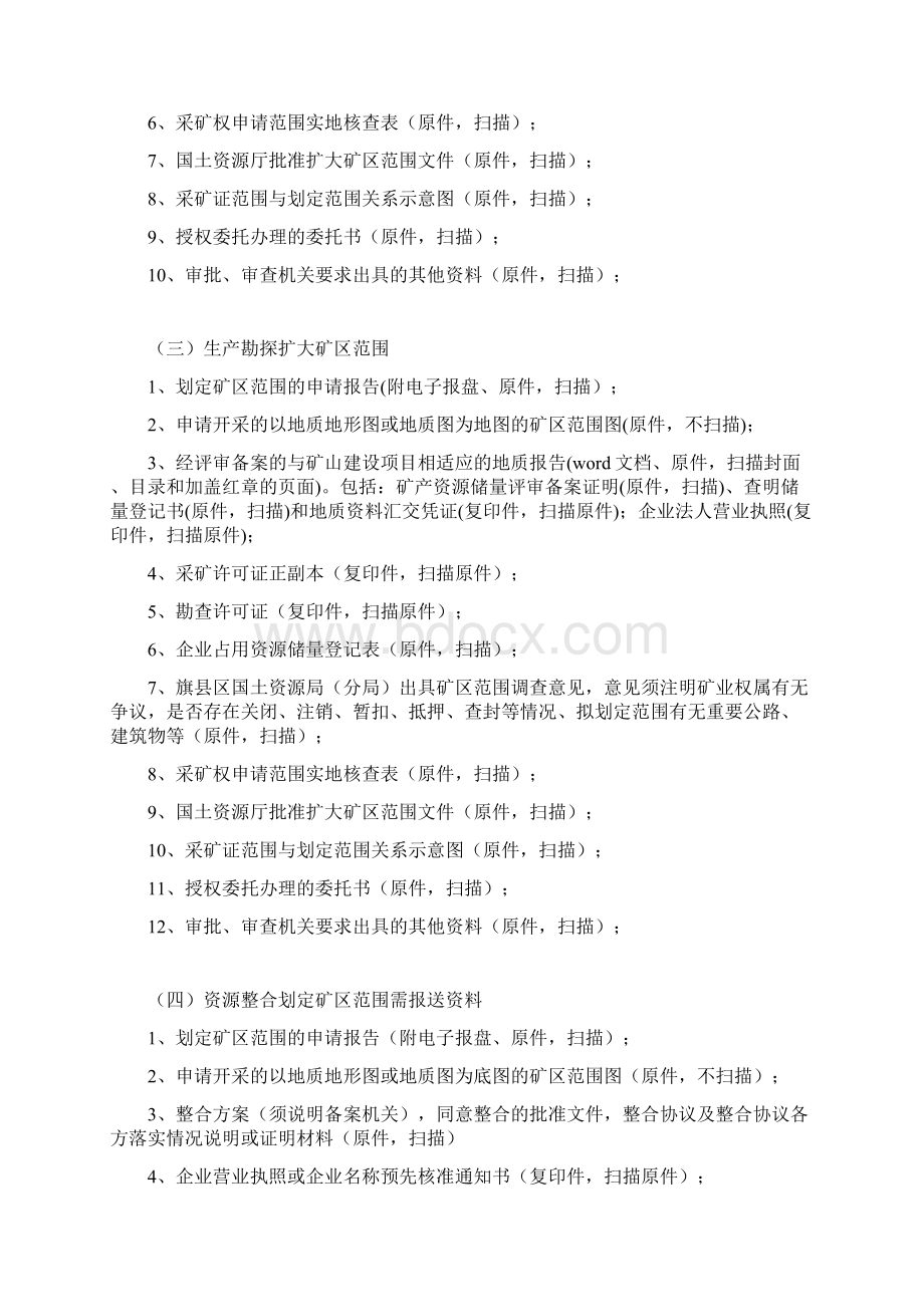 采矿权延续申请需报送的资料.docx_第3页