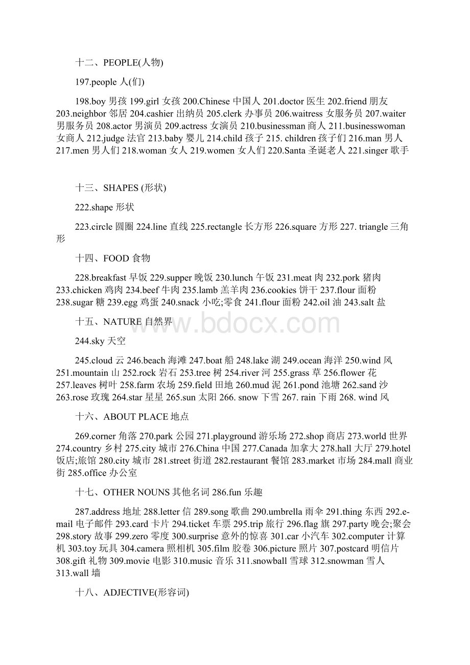 小学阶段英语单词分类.docx_第3页