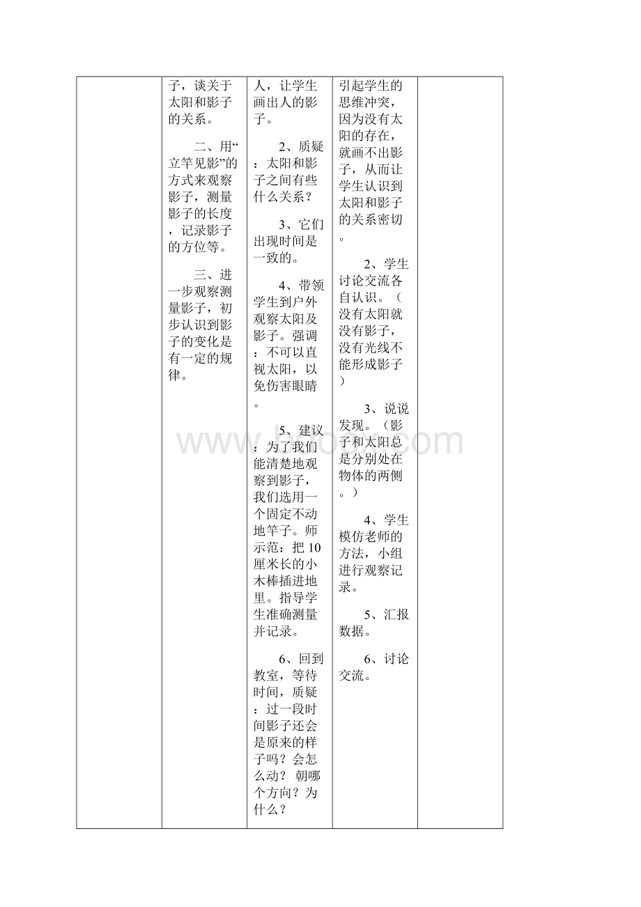 最新苏教版小学科学五年级上册教案表格式2.docx_第2页