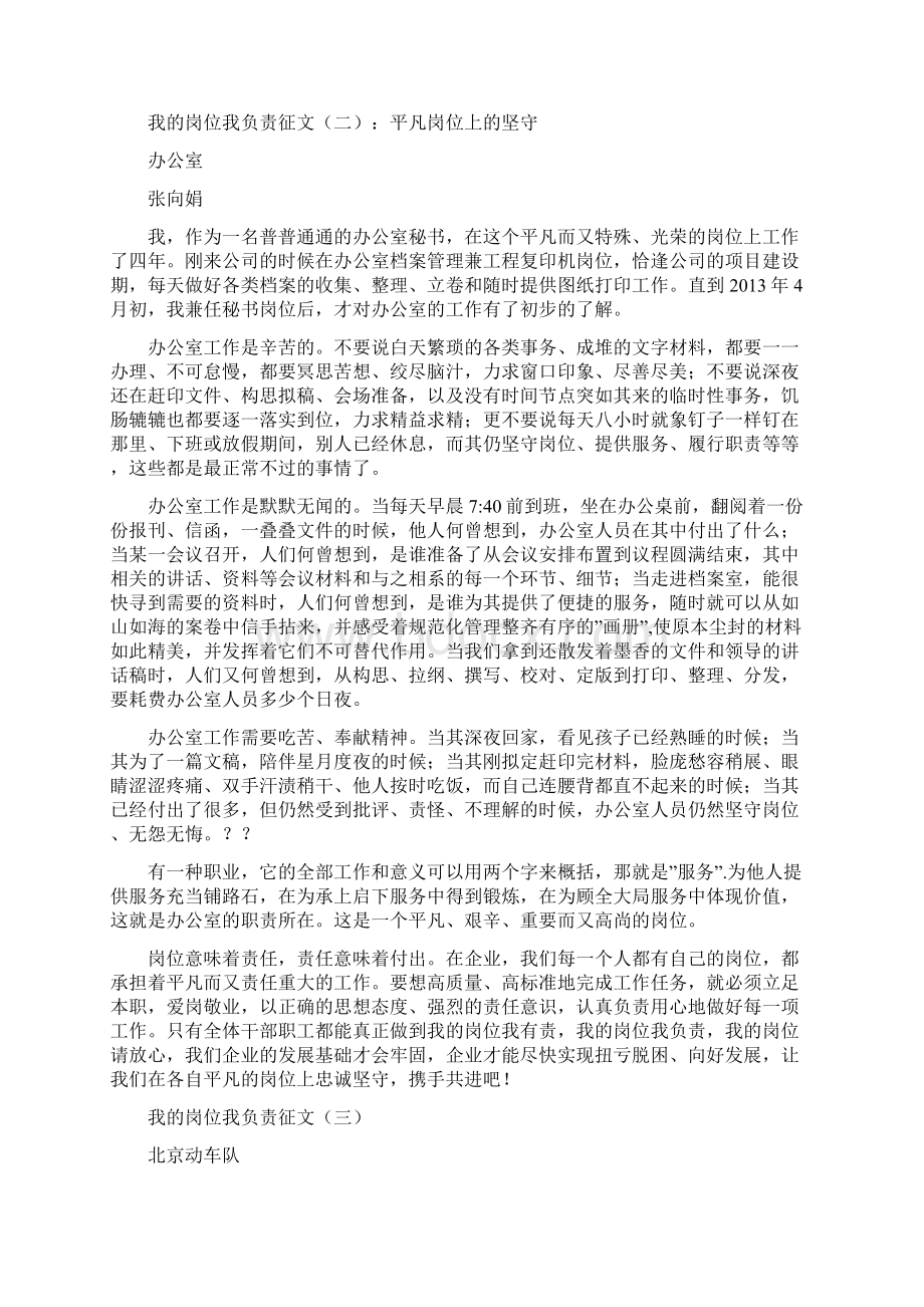 我的岗位我负责征文征文范文doc.docx_第2页