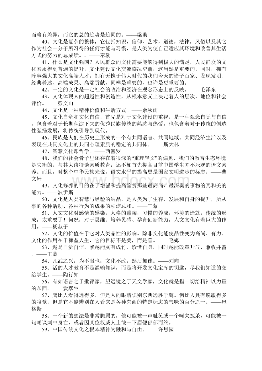 最新的文化名言警句大全Word文件下载.docx_第3页