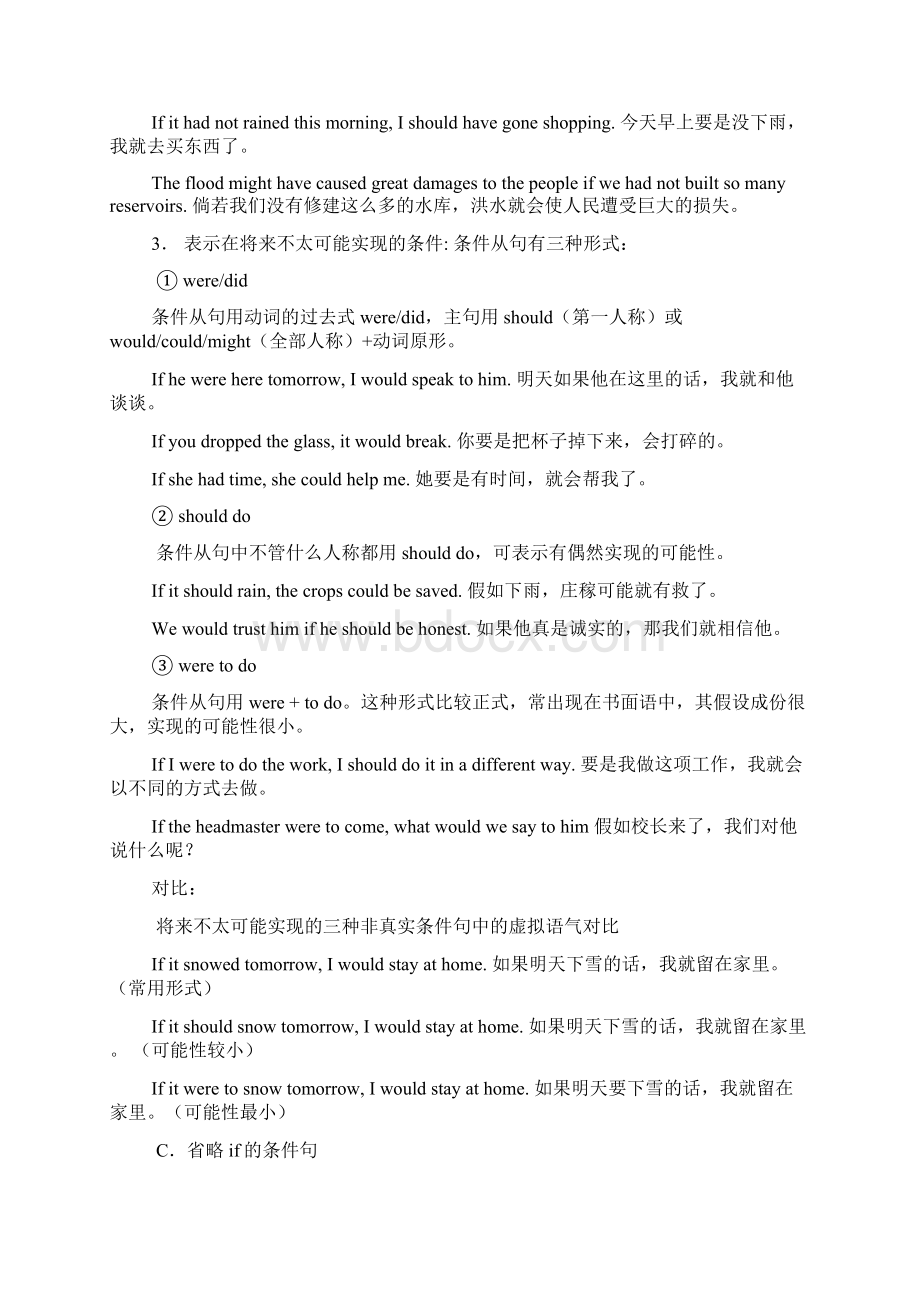 虚拟语气讲解和练习附答案.docx_第3页