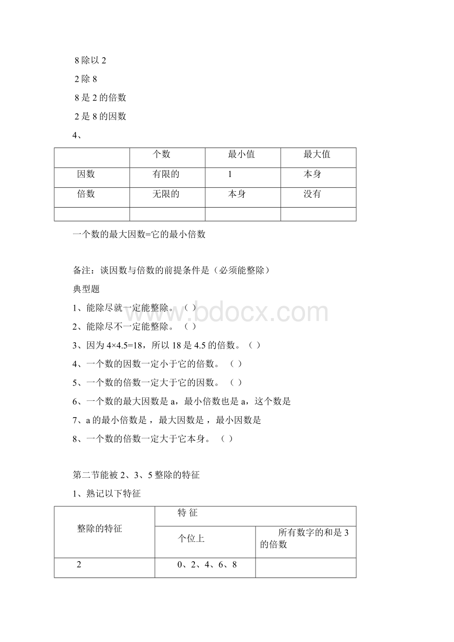 因数与倍数复习Word格式文档下载.docx_第2页