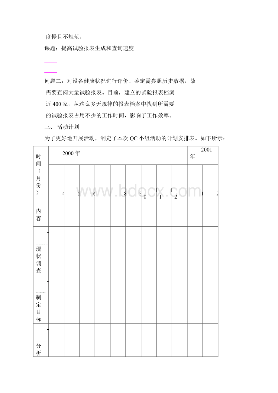 综合试验班QC小组成果发布Word下载.docx_第3页