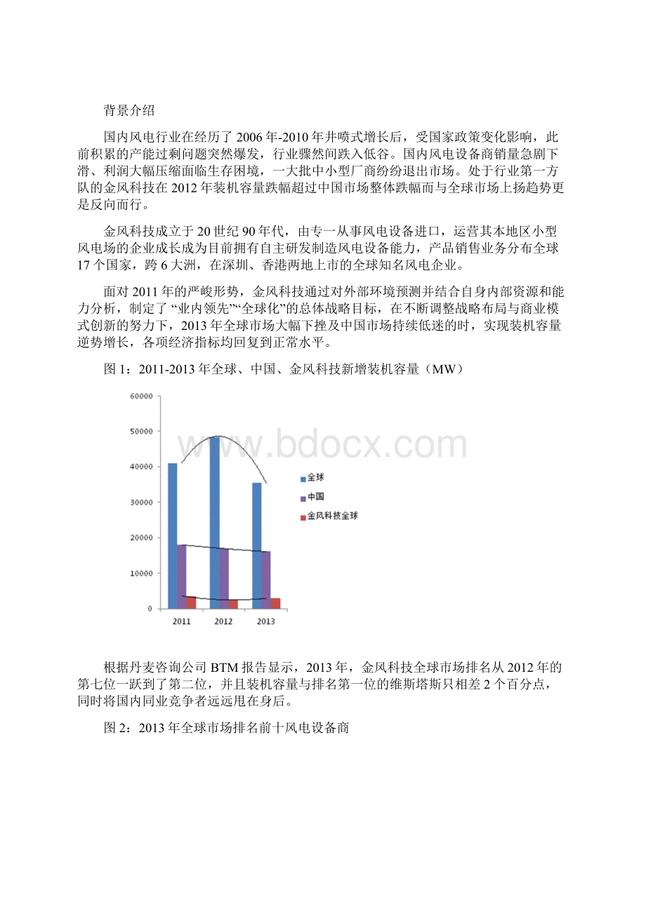 战略与商业模式案例分析金风科技Word文件下载.docx_第2页