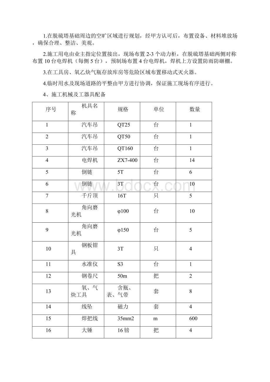 脱硫塔制作安装施工方案Word文件下载.docx_第3页