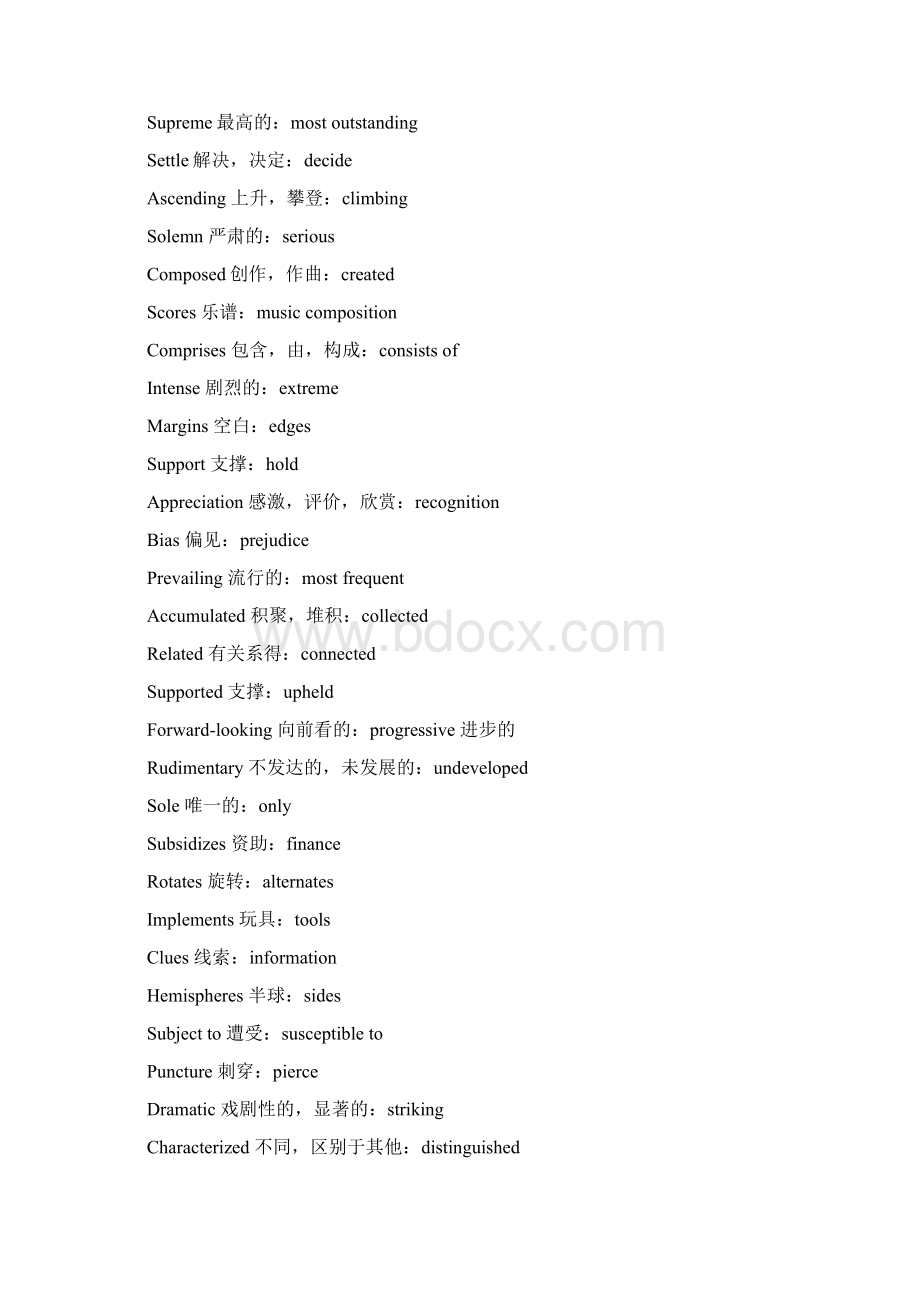 托福历年词汇真题近义词汇总.docx_第2页