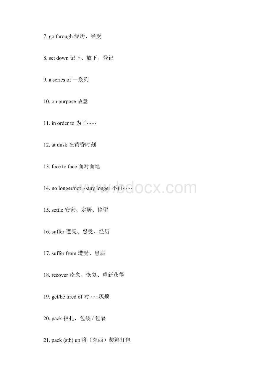 人教版高中英语必修1重点词汇短语句型语法大全.docx_第2页