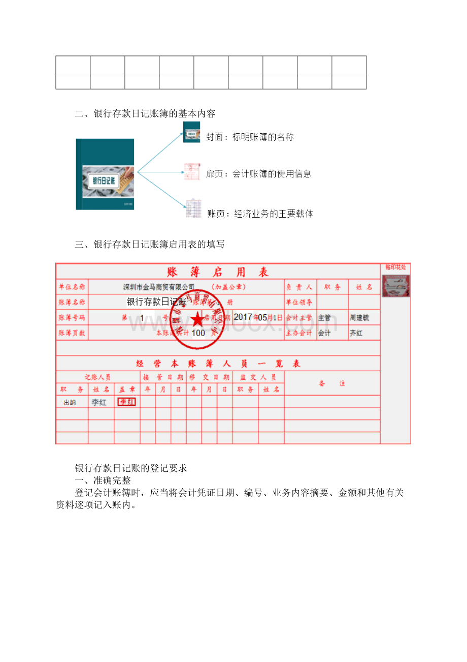 银行存款日记账的登记规范及要求Word格式文档下载.docx_第3页